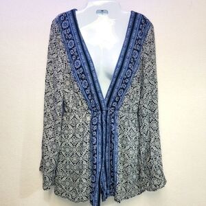 ONE THE LAND Hold Your Breathe Romper Women's Size Medium Floral Long Sleeve